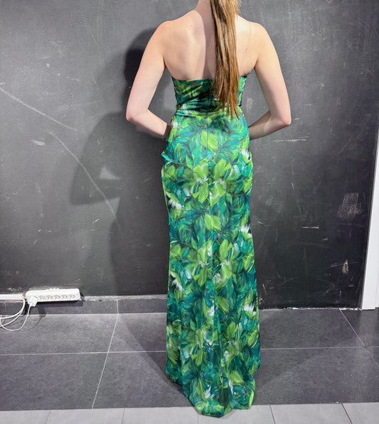 Patterned Strapless Dress Design | Wedding, Engagement, Special Occasions | 50% Discount | 2025 Collection 