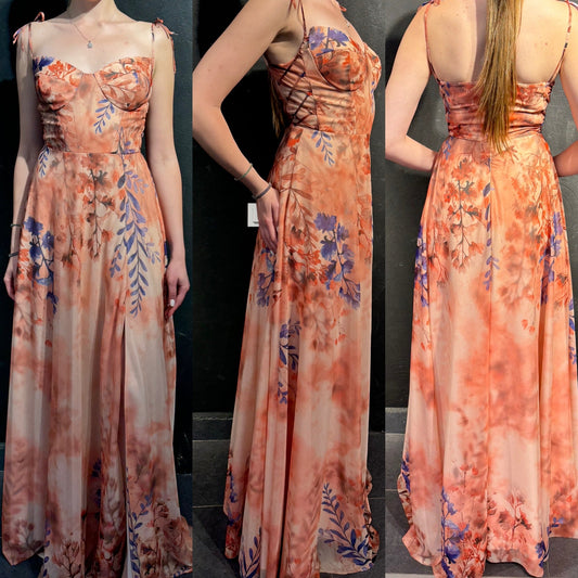 Patterned Evening Dress